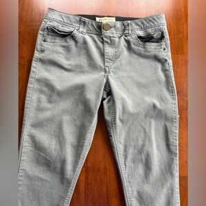 Democracy Jeans Women Gray Denim Ab Technology Skinny Mid Rise Pocket Stretch 12